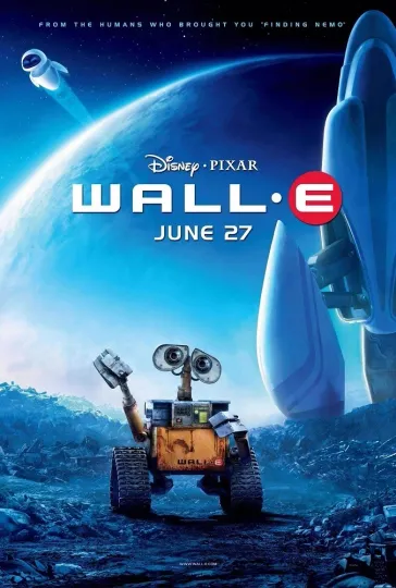 Discover Wall-E Movie Poster Print, Disney, Premium Matte Vertical Poster