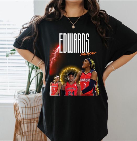 Aaliyah Edwards Graphic Tee: WNBA Basketball Fan Shirt