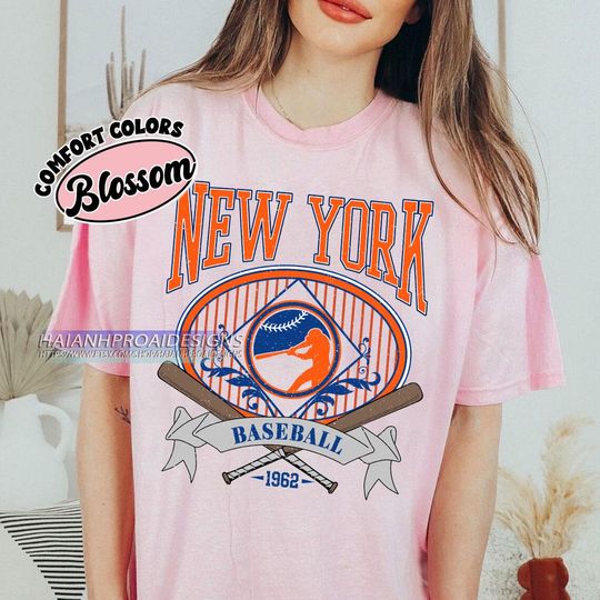 Discover New York Baseball Shirt, Vintage Sports T-Shirt, Retro Baseball Fan Gift