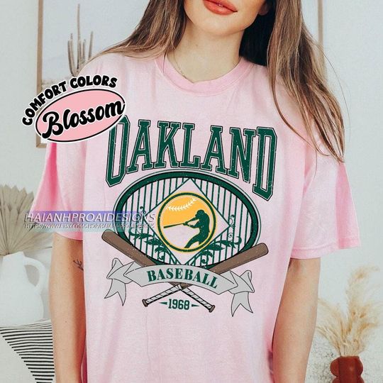 Discover Oakland Baseball Shirt, Vintage Sports T-Shirt, Retro Baseball Fan Gift