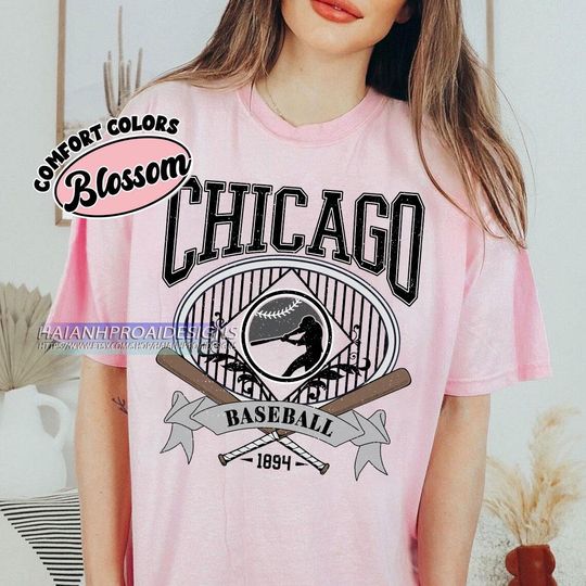 Chicago Baseball Shirt, Vintage Sports T-Shirt, Retro Baseball Fan Gift