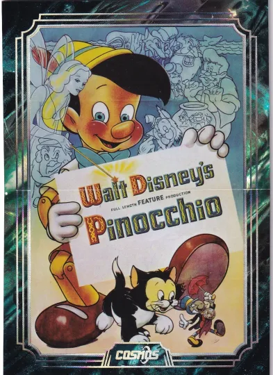 Kakawow Disney Cosmos 2025 Pinocchio Booklet Vertical Poster