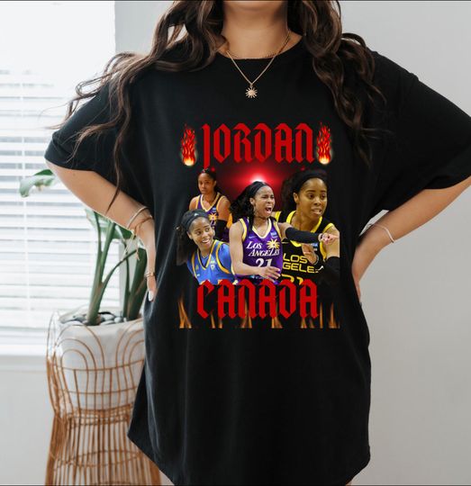 Jordan Canada Graphic Basketball Tee - WNBA Fan Shirt