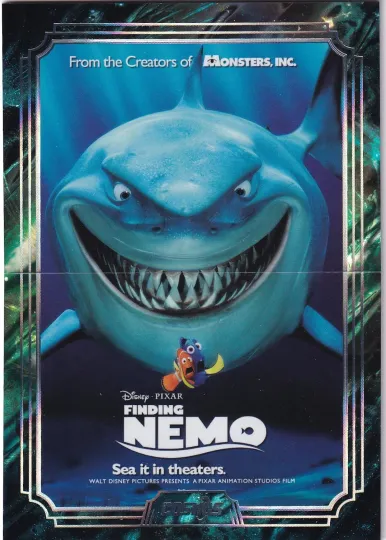 Kakawow Disney Cosmos 2025 Finding Nemo Dory Bruce Booklet Vertical Poster