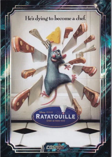 Discover Kakawow Disney Cosmos 2025 Ratatouille Remy Booklet Vertical Poster