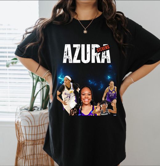 Discover Azura Stevens Graphic Basketball Unisex Tee - WNBA T-shirt, Women's Sports Shirt, Basketball Fan Gift