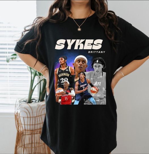 Discover Brittany Sykes Graphic Tee: WNBA Basketball Unisex T-Shirt