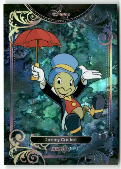 Discover Kakawow Disney Cosmos 2025 Jiminy Cricket Silver Holo Vertical Poster