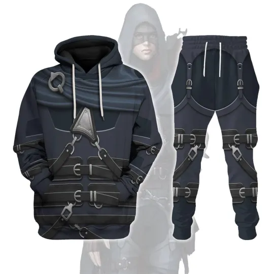 Discover Assassin's Cosplay Hoodie Joggers Set