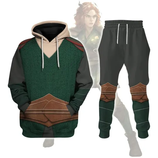 Doric Costume Cosplay Hoodie Joggers Set