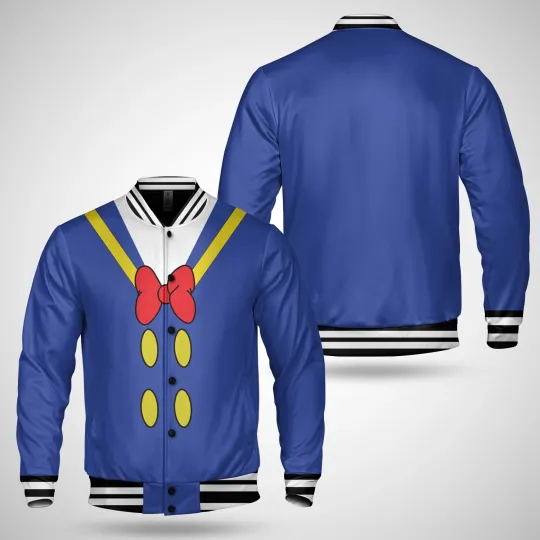 Donald Duck Cosplay Costume Mickey & Friends Cartoon Character Jacket