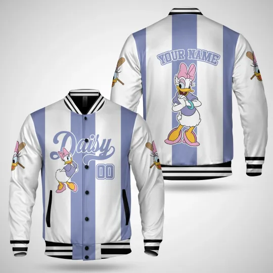 Discover Personalized Cute Minnie Mouse & Daisy Duck Best Friends Forever Jacket