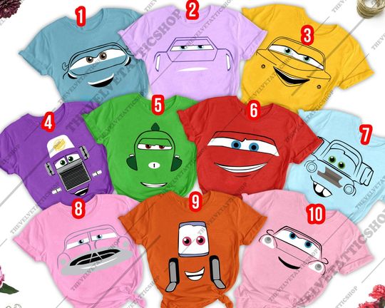 Discover Halloween 2025 Car Costume Shirt | Funny Cartoon Vehicle Parody Tee | Family Group Outfit or Softball Team Matching Costume Idea