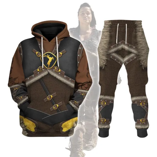 Holga the Barbarian Costume Hoodie Joggers Set