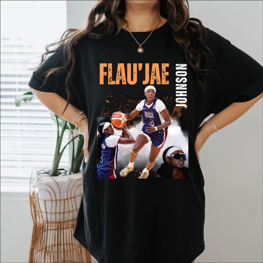 Discover Flau'jae Johnson Unisex Tee: USA Basketball Fan Shirt
