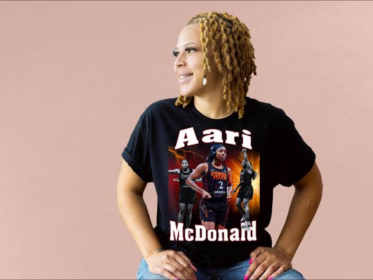 Discover Aari McDonald Indiana Fever T-Shirt: Unisex Graphic Basketball Tee