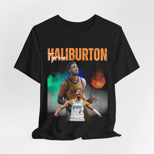 Discover Tyrese Haliburton Graphic T-shirt: NBA Fan Apparel