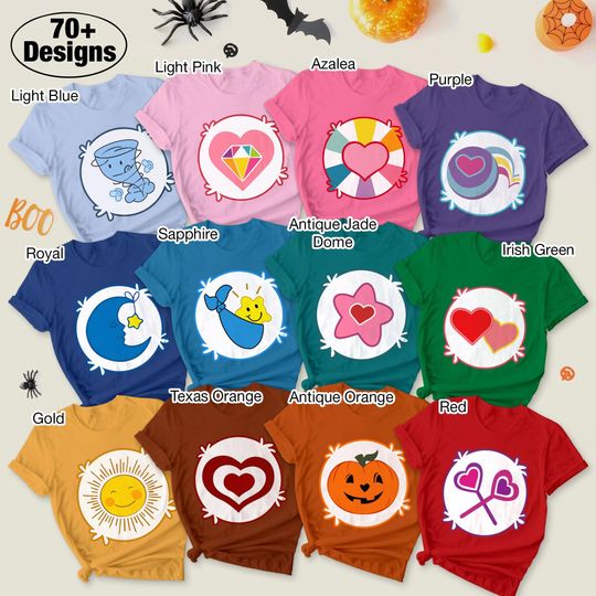 Discover Care Bear Costume Shirt, Care bear Costume Shirts, Bears Group Matching Shirt, funshine bear shirt, Funny Matching T-Shirts idea for friends