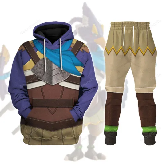 Revali Costume Hoodie Joggers Set