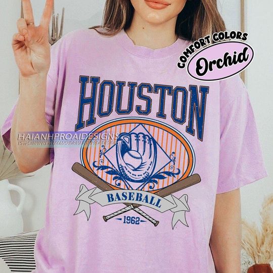 Houston Baseball T-shirt, Retro Houston Baseball shirt, Houston Baseball fan gifl
