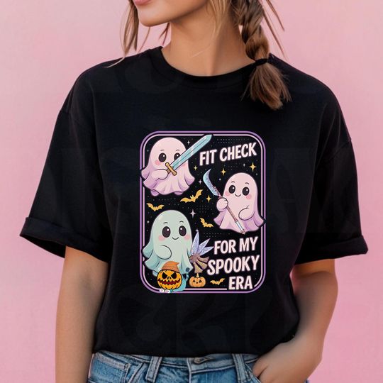 Discover Halloween Shirt, Demon Hunters T-Shirt, Derpy Tiger Shirt, Kpop Huntrix Shirt, Saja Girls Shirt, Spooky Season Shirt, Cute Ghost Tee