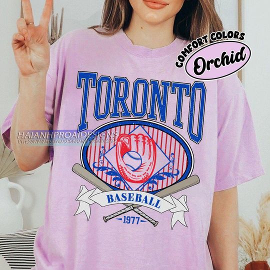 Discover Comfort Colors Toronto Baseball T-shirt, Retro Style Toronto Baseball shirt, Toronto Baseball fan gifl