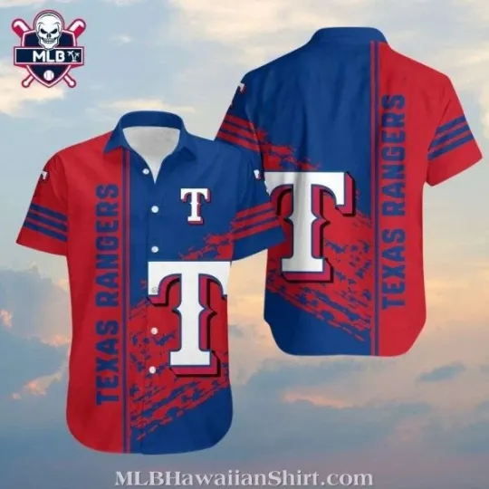Discover Lone Star Splash Texas Ranggerrs Hawaiian Shirt, Gift for Fan