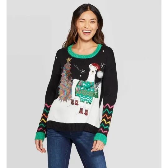 Discover 33 Degrees Ugly Christmas Sweater | Cute Holiday Sweater - XS/Small