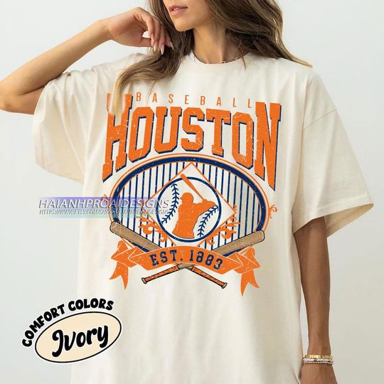 Retro Houston Baseball Shirt, Baseball Houston T-shirt, Houston Fan Gift
