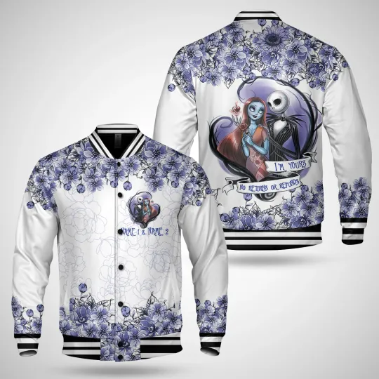 Personalized Jack & Sally I'm Yours No Returns Or Refunds Jacket
