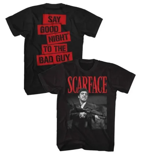 Scarface Dakkadakka Black Double Sided T-Shirt