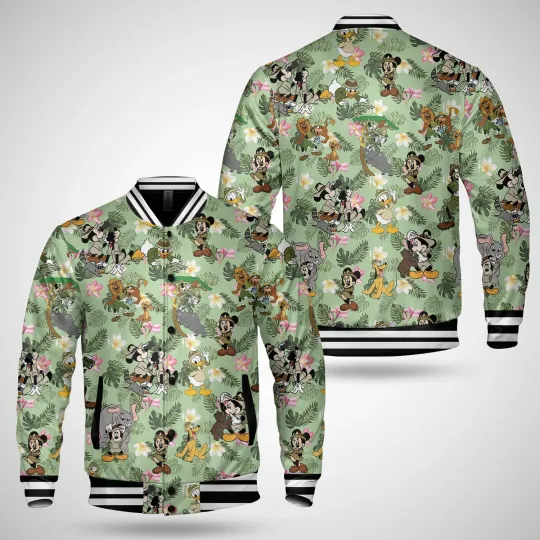 Mickey Mouse And Friends Jungle Cruise Safari Trip Aloha Summer Jacket