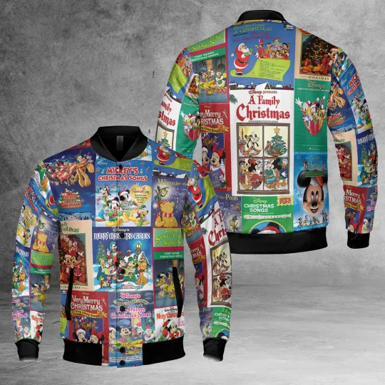 Discover Mickey Mouse And Friends Xmas Quotes Very Christmas Vibes Jacket