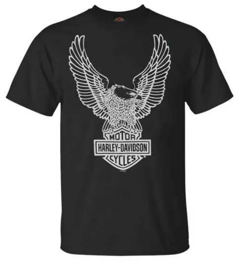 Discover H Davidson Men's Eagle Graphic Short Sleeve T-Shirt