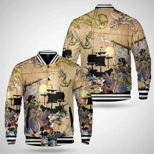 Discover Pirated Of the Caribbean Mickey And Friends Vintage Jacket