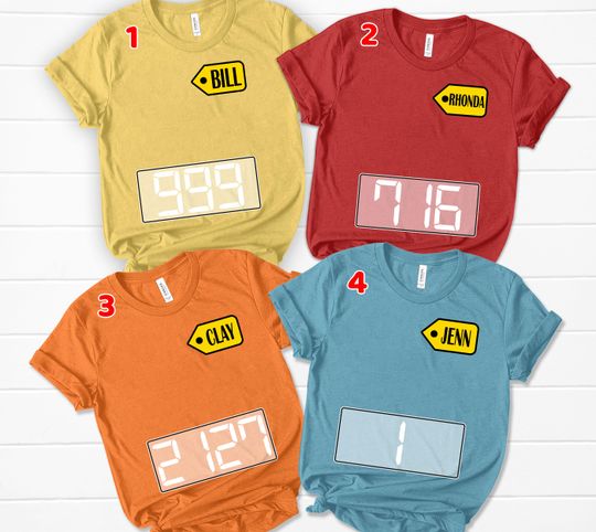 Discover Halloween Group Shirts, Costume Shirts, Price is Right Group T Shirts,Matching Family Halloween Shirts, Game Show, Teachers, Family, Group 4