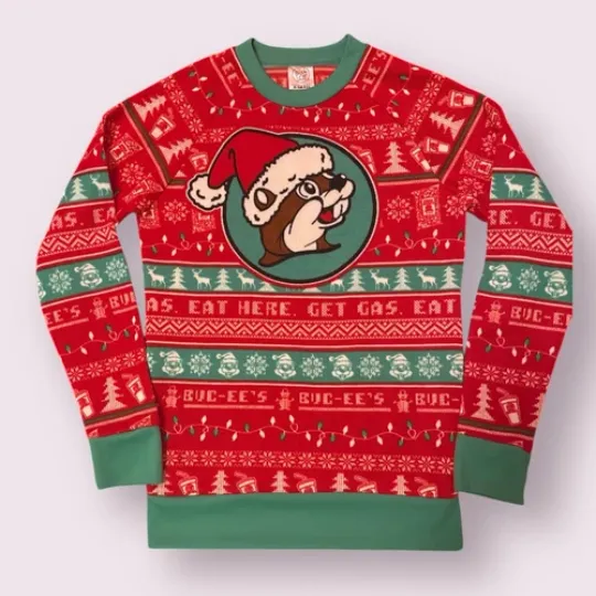 Discover BUC-EE'S Beaver Snowman Christmas Holiday Ugly Sweater Womens Size XSmall EUC