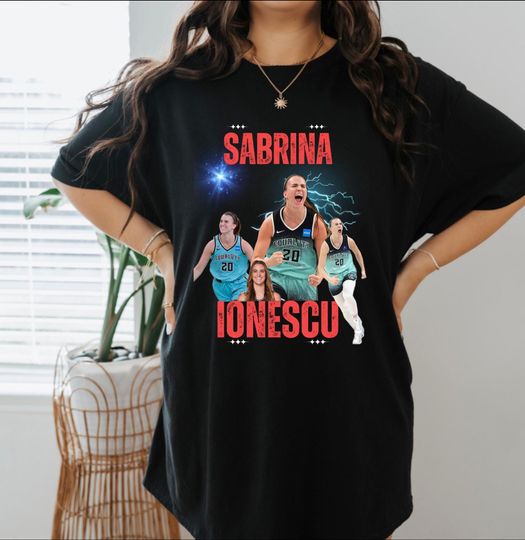 Discover Sabrina Ionescu Graphic Tee: NY Liberty WNBA Fan Shirt