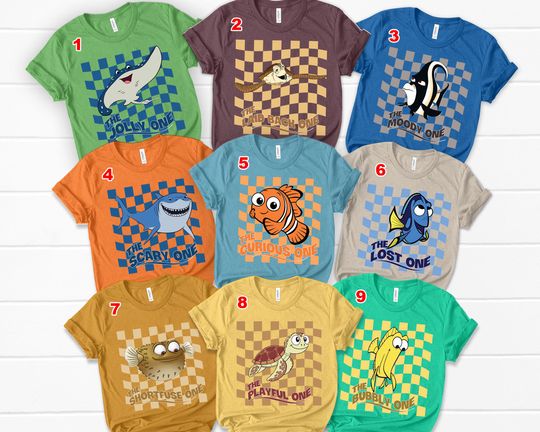 Disney Finding Nemo Shirt, Nemo and Friends T-Shirt, Finding Dory Tee, Crush and Squirt Sweatshirt, Pixar Nemo Matching Shirt