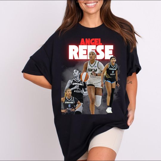Discover Angel Reese Chicago Sky Tee: WNBA Graphic Unisex Shirt