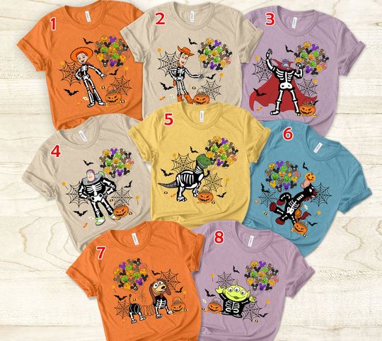 Discover Disney Toy Story Halloween T-Shirt, Toy Story Costume Shirt, Toy Tory Halloween Party, Toy Story Family Halloween, Group Halloween Costume