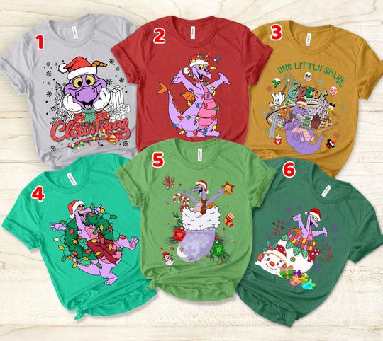 Disney Figment Shirt, Figment Epcot Shirt, Figment One Little Spark Shirt, Disney Christmas Shirt, Disney Vacation Shirt