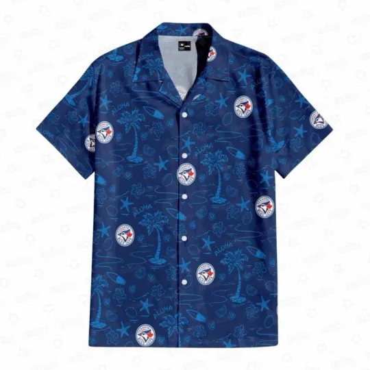 Discover Toronto Blue Jays Aloha Paradise Hawaiian Shirt Unisex Adults S-5XL