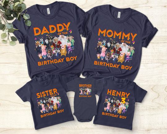 Personalized Sing 2 Birthday Shirt Birthday BoyGirl Shirt, Sing Pig Birthday Shirt, Sing Movie Shirt, Sing Pig Birthday Shirt