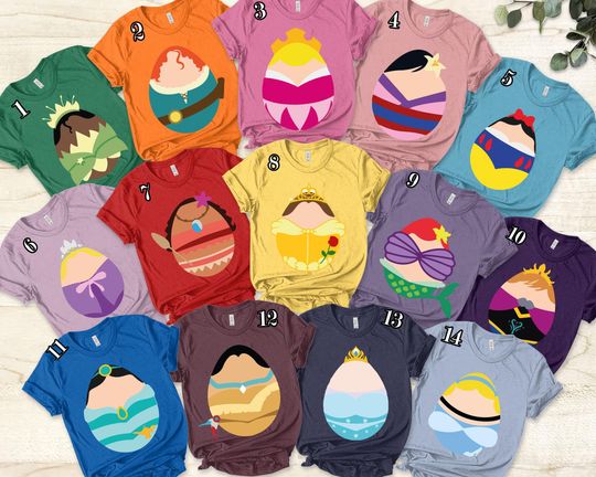 Discover Disney Princess Easter Egg Shirt, Princess Custom Easter Shirts, Disney Ariel Easter Shirt, Disney Snow White Easter, Cinde Easter