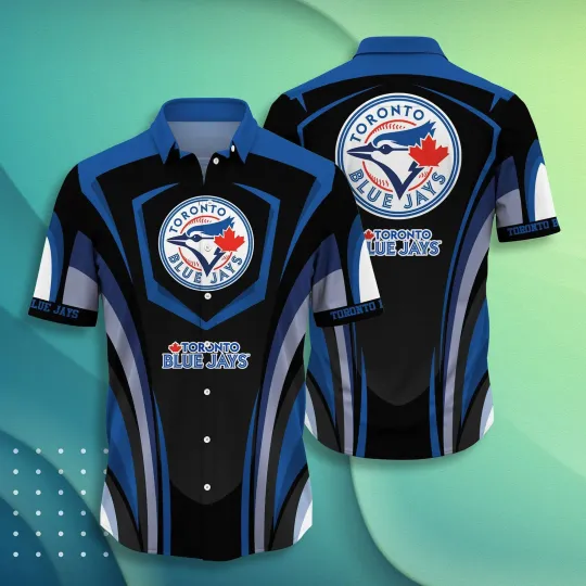 Discover Toronto Blue Jays Dynamic Edge Hawaiian Shirt Summer Aloha