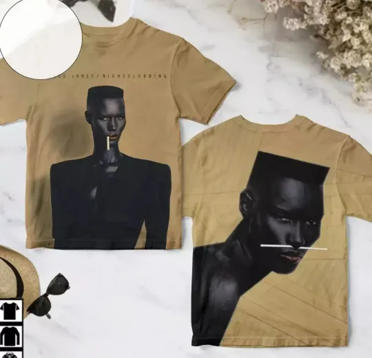 Grace Jones Nightclubbing Album Cover 3D T-Shirt