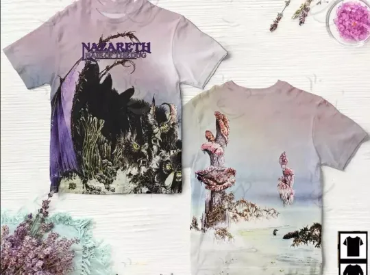 Nazareth Rock Band Hair Of The Dog Album Cover AOP 3D T-shirt