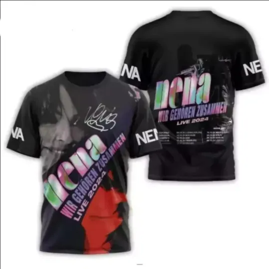 Discover Nena We Belong Together Live 2024 AOP 3D T-Shirt