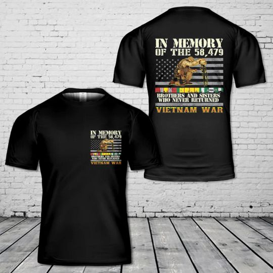 Vietnam War Memorial T-Shirt: Patriotic Veteran Remembrance Tee